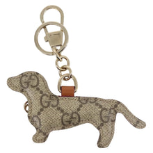 Load image into Gallery viewer, Gucci Dachshund GG Supreme Canvas Bag Charm
