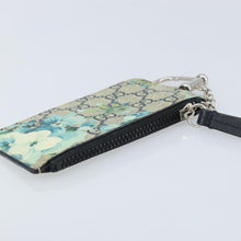 Load image into Gallery viewer, Gucci Supreme Monogram Blooms Key Ring Coin Case
