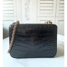 Load image into Gallery viewer, BRAND NEW Tory Burch Bundle: Eleanor Croc Embossed Small Convertible Shoulder Bag and Card Holder
