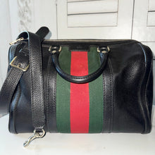 Load image into Gallery viewer, Gucci Calfskin Leather Black Boston Bandouliere Bag
