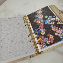 Load image into Gallery viewer, Louis Vuitton Damier Azur Medium Ring Agenda
