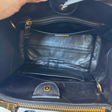 Load image into Gallery viewer, Miu Miu Black Nappa Leather Biker Tote
