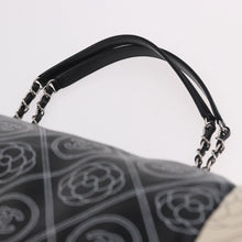 Load image into Gallery viewer, CHANEL Coated Canvas Camellia Printed Calfskin Bowling Bag
