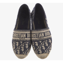 Load image into Gallery viewer, CHRISTIAN DIOR Women's Size: 8 | IT 38 Oblique Jacquard Canvas Espadrilles
