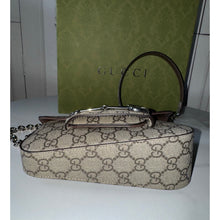 Load image into Gallery viewer, BRAND NEW Gucci GG Supreme Monogram Mini Asymmetric Horsebit 1955
