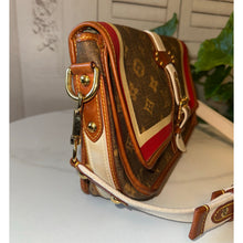Load image into Gallery viewer, Louis Vuitton Monogram Rayures Tisse Shoulder Bag
