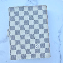 Load image into Gallery viewer, Louis Vuitton Damier Azur Medium Ring Agenda

