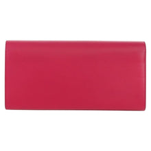 Load image into Gallery viewer, Saint Laurent Smooth Calfskin Classic Monogram Cassandre Clutch Lipstick Fuchsia
