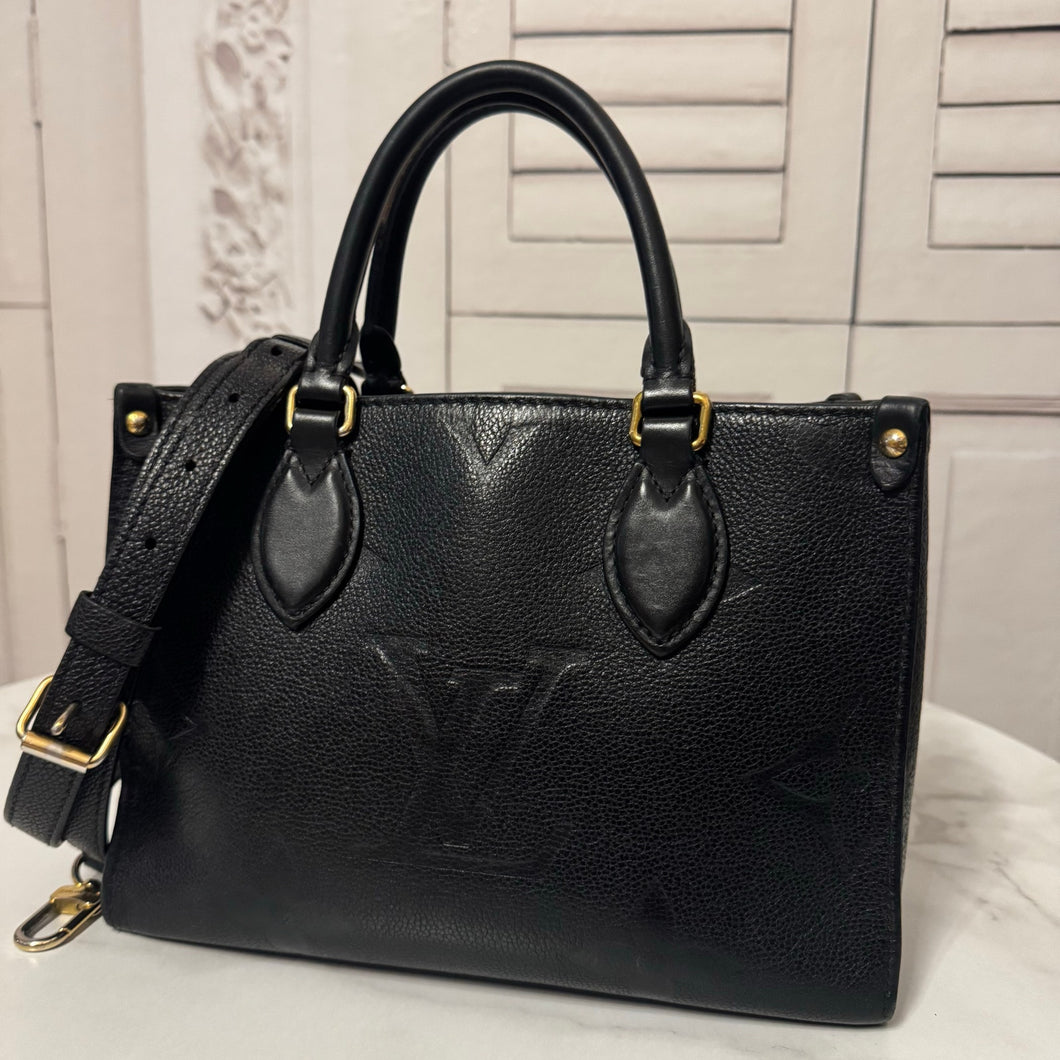 Louis Vuitton Empreinte Monogram Giant Onthego PM Black