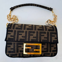 Load image into Gallery viewer, ✨💎Two Piece Thursday Bundle💎✨Fendi Zucchino Jacquard Zucca FF Mini Baguette and Wallet
