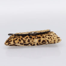 Load image into Gallery viewer, CHRISTIAN DIOR Leopard Print Calf hair Clutch
