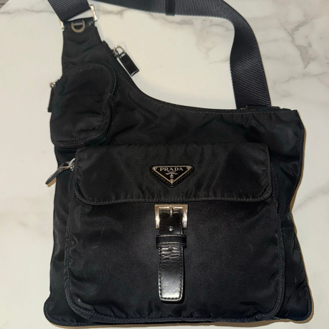 🎁Black Friday Special🎁Prada Nylon Sling Messenger Bag