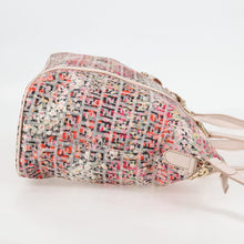 Load image into Gallery viewer, Fendi Zucchino Vitello Floral Forever Shopper Tote
