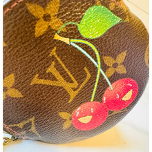 Load image into Gallery viewer, 🍒Louis Vuitton X Takashi Murakami Cerises Bundle:  Cherries Sac Plat and Round Coin Purse🍒
