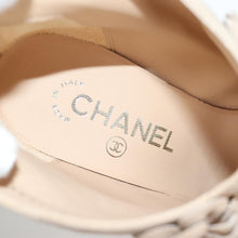 Load image into Gallery viewer, Chanel Suede Camelia Open Toe Booties Size 38
