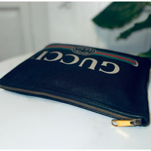 Load image into Gallery viewer, Gucci Calfskin Logo Clutch
