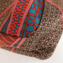 Load image into Gallery viewer, HERMES Silk Barenia Carre en Cravates Fourbi 25
