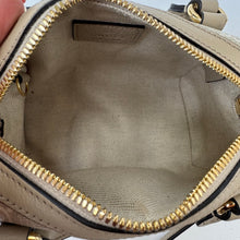 Load image into Gallery viewer, Gucci GG Supreme Canvas Super Mini Ophidia Boston Bag Mystic White
