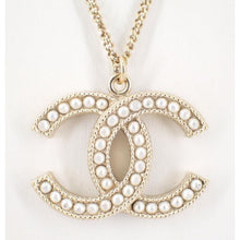 Load image into Gallery viewer, CHANEL CC Pearl Necklace
