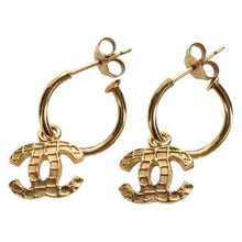 Load image into Gallery viewer, CHANEL CC Hoop Earrings
