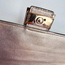 Load image into Gallery viewer, Fendi Metallic Rose Gold FF Embossed Calfskin Wallet
