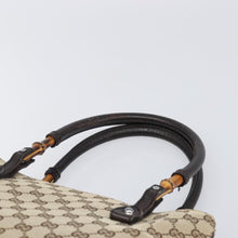 Load image into Gallery viewer, Gucci GG Canvas Bamboo Tote
