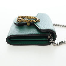 Load image into Gallery viewer, Gucci GG Calfskin Emerald Dionysus Mini Chain Wallet
