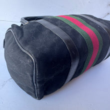 Load image into Gallery viewer, Gucci Black GG Canvas Boston Bag
