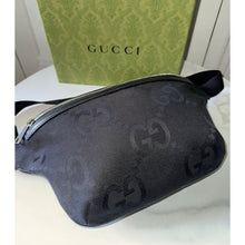 Load image into Gallery viewer, BRAND NEW Gucci Jumbo GG Canvas Bumbag Black
