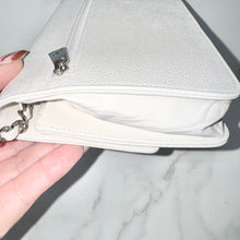 Load image into Gallery viewer, CHANEL Caviar Timeless CC Wallet on Chain WOC White
