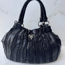 Load image into Gallery viewer, Prada Nappa and Tessuto Nylon Hobo
