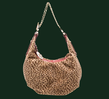 Load image into Gallery viewer, FENDI Chef Chain Hobo Pony Hair Leopard
