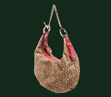 Load image into Gallery viewer, FENDI Chef Chain Hobo Pony Hair Leopard

