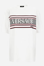 Load image into Gallery viewer, BRAND NEW VERSACE UNISEX Logo Stripe T-shirt
