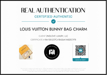 Load image into Gallery viewer, PRELOVED Louis Vuitton Bunny Rabbit Bag Charm
