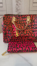 Load and play video in Gallery viewer, PRELOVED Louis Vuitton Bundle: Monogram Graffiti Speedy 30 / Zippy Wallet/ Bag Charm
