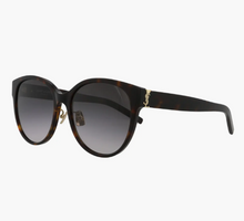 Load image into Gallery viewer, BRAND NEW Saint Laurent YSL 57mm Round Havana / Grey

