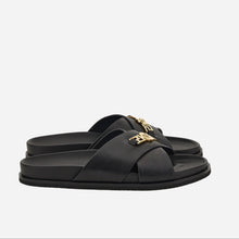 Load image into Gallery viewer, BRAND NEW Versace Men's La Greca Sandal In Calf Leather
