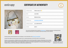 Load image into Gallery viewer, PRELOVED Louis Vuitton Takashi Murakami Monogram Multicolor Blanc Pochette Milla MM
