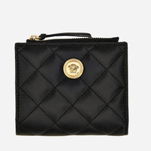 Load image into Gallery viewer, BRAND NEW VERSACE Icon Wallet In Quilted Lambskin Black
