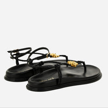 Load image into Gallery viewer, BRAND NEW Versace Women's Black Leather Gladiator Sandal
