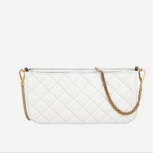 Load image into Gallery viewer, BRAND NEW VERSACE Quilted Calfskin Medusa Zip Top Crossbody - White
